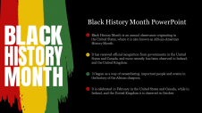 Effective Black History Month PowerPoint Slides Template